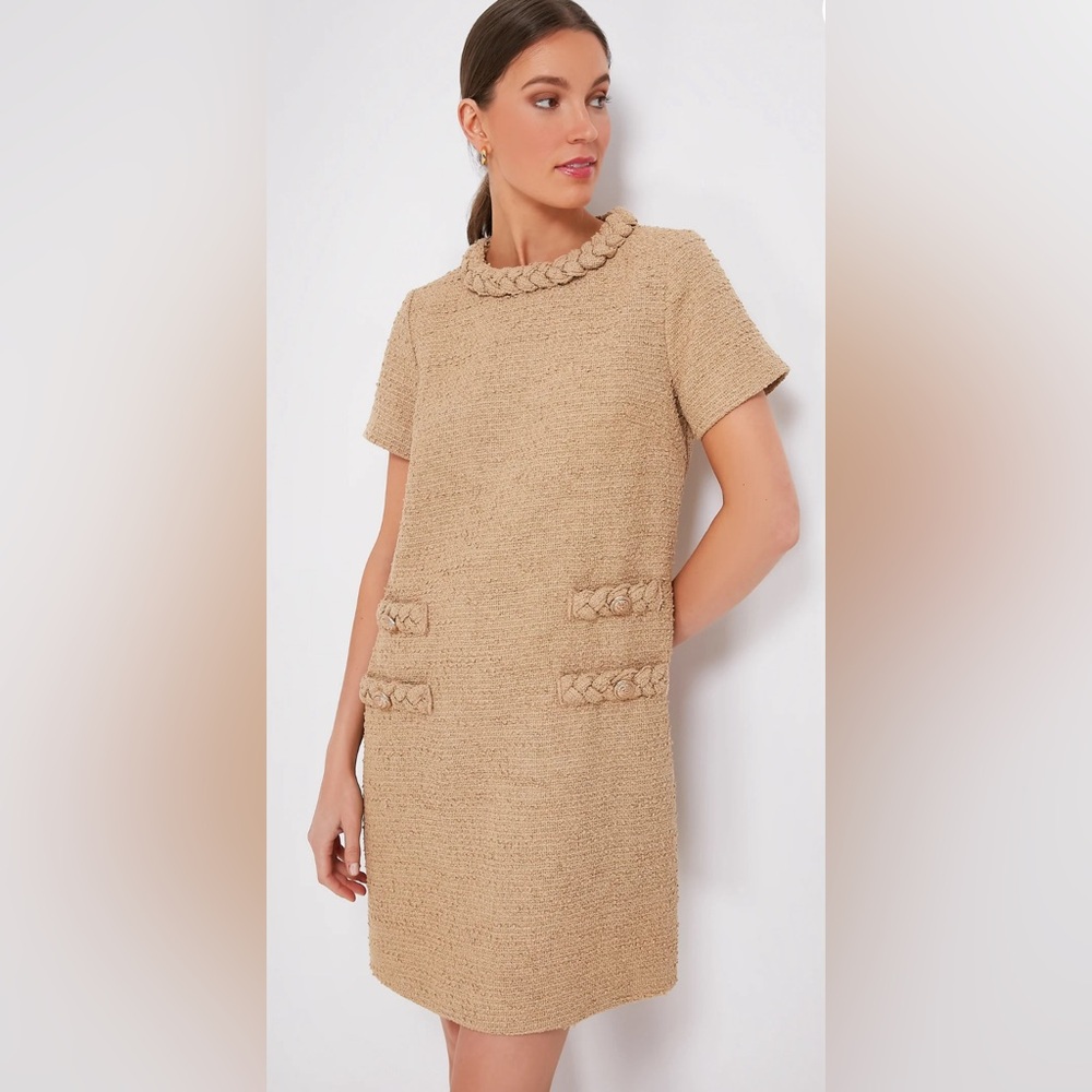 NWT Tuckernuck Croissant Tweed Jackie Dress medium